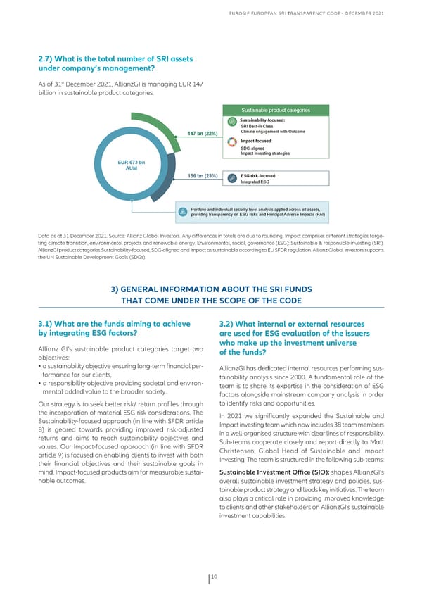 Eurosif European SRI Transparency Code - Page 10