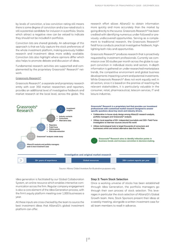 Eurosif European SRI Transparency Code - Page 15