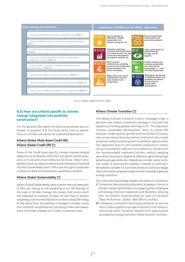 Eurosif European SRI Transparency Code - Page 27