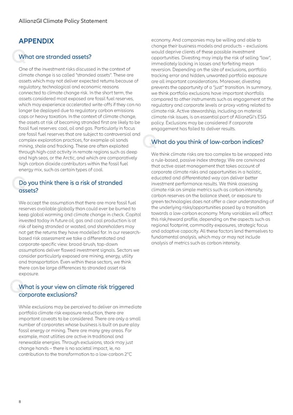 Climate Policy Statement - Page 8