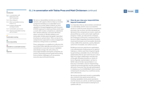 Allianz GI Sustainability and Stewardship Report 2021 - Page 7