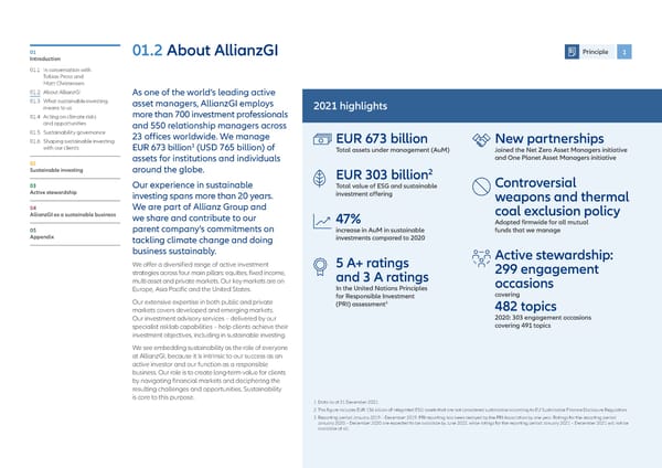Allianz GI Sustainability and Stewardship Report 2021 - Page 8