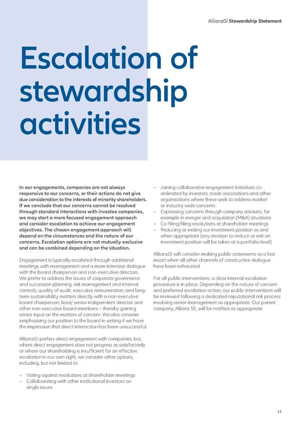 Stewardship Statement - Page 11