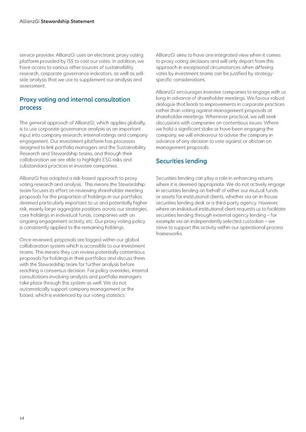 Stewardship Statement - Page 14