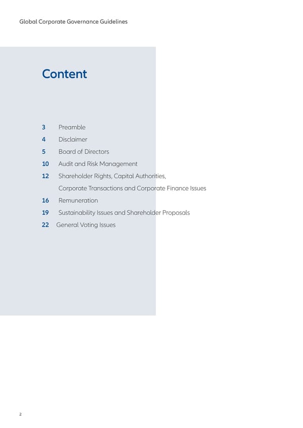 Global Corporate Governance Guidelines 2023 - Page 2