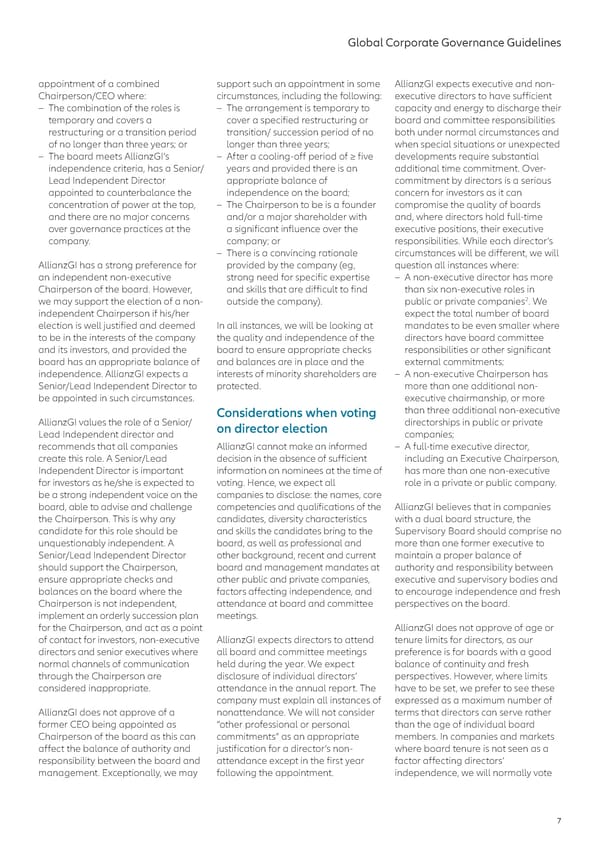 Global Corporate Governance Guidelines 2023 - Page 7