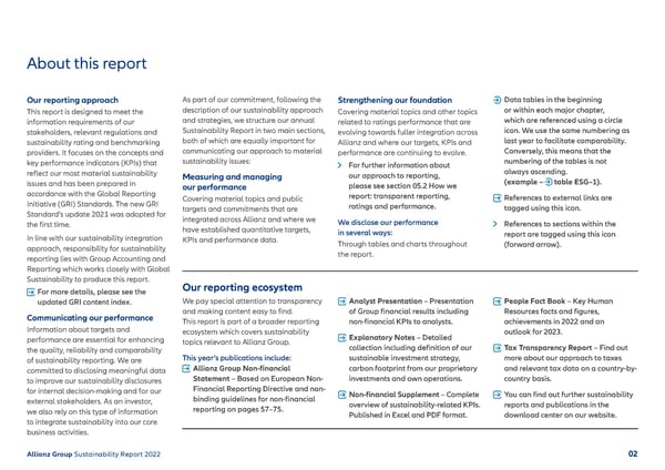 Sustainability Report 2022 | Allianz - Page 3