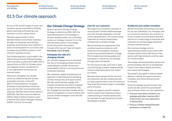 Sustainability Report 2022 | Allianz - Page 13