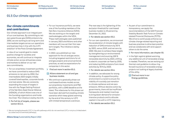 Sustainability Report 2022 | Allianz - Page 14