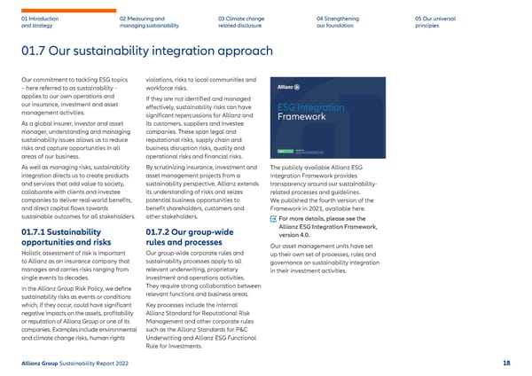 Sustainability Report 2022 | Allianz - Page 19