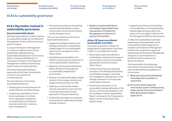 Sustainability Report 2022 | Allianz - Page 23