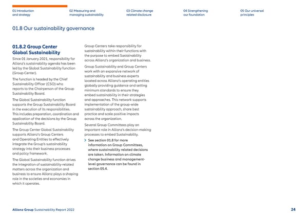 Sustainability Report 2022 | Allianz - Page 25