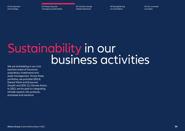 Sustainability Report 2022 | Allianz - Page 27