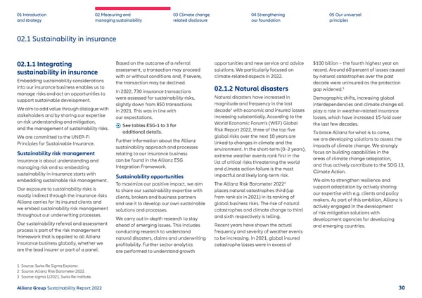 Sustainability Report 2022 | Allianz - Page 31