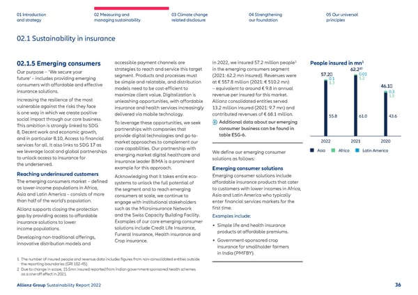 Sustainability Report 2022 | Allianz - Page 37