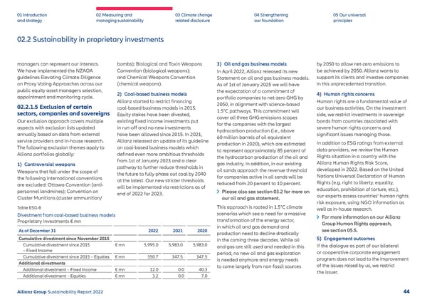 Sustainability Report 2022 | Allianz - Page 45