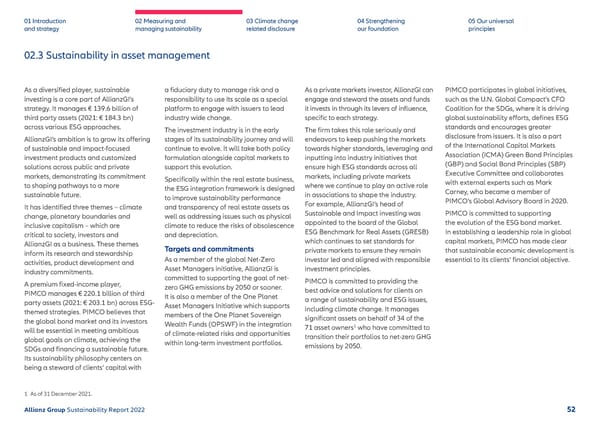 Sustainability Report 2022 | Allianz - Page 53