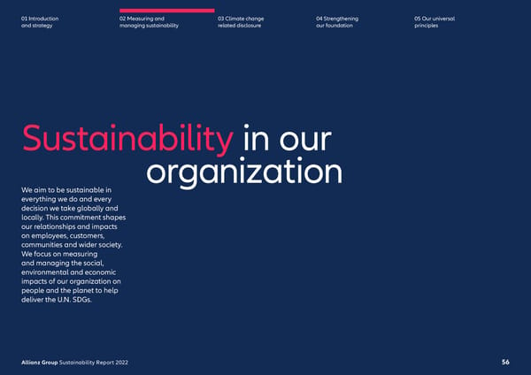 Sustainability Report 2022 | Allianz - Page 57