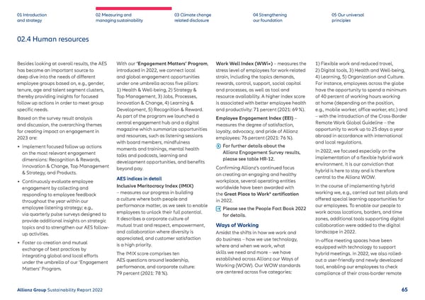 Sustainability Report 2022 | Allianz - Page 66