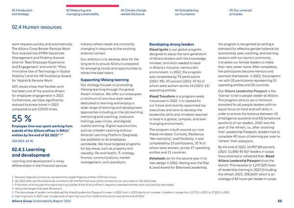 Sustainability Report 2022 | Allianz - Page 67