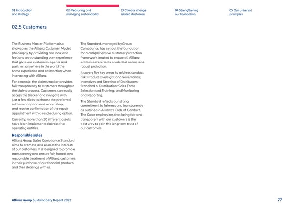 Sustainability Report 2022 | Allianz - Page 78