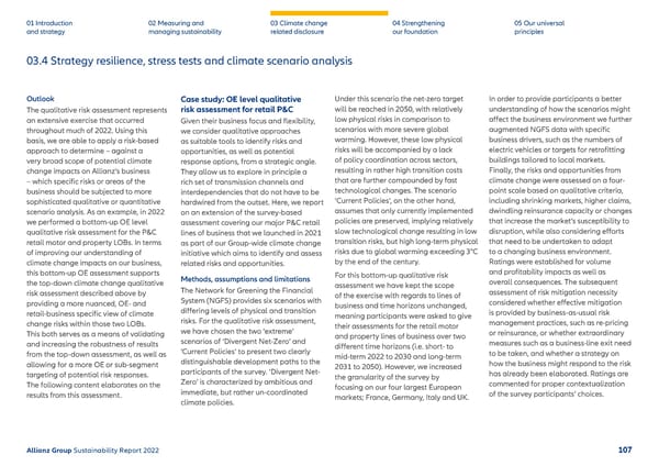 Sustainability Report 2022 | Allianz - Page 108