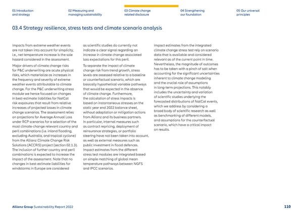 Sustainability Report 2022 | Allianz - Page 111