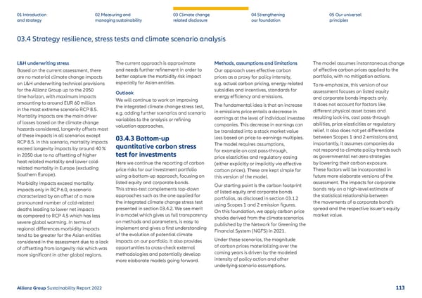 Sustainability Report 2022 | Allianz - Page 114