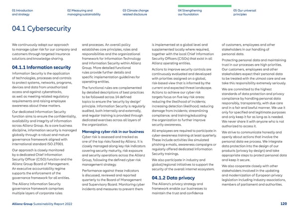 Sustainability Report 2022 | Allianz - Page 121