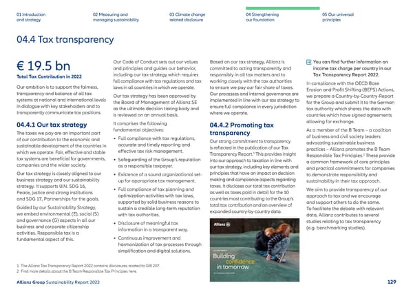 Sustainability Report 2022 | Allianz - Page 130