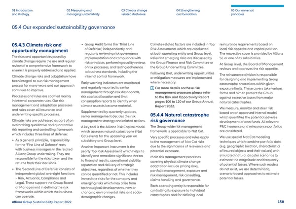 Sustainability Report 2022 | Allianz - Page 151