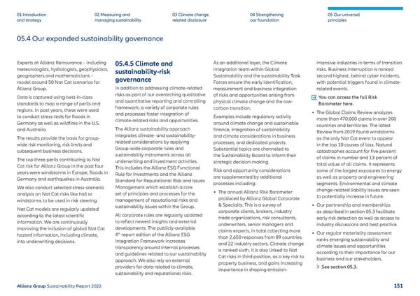 Sustainability Report 2022 | Allianz - Page 152