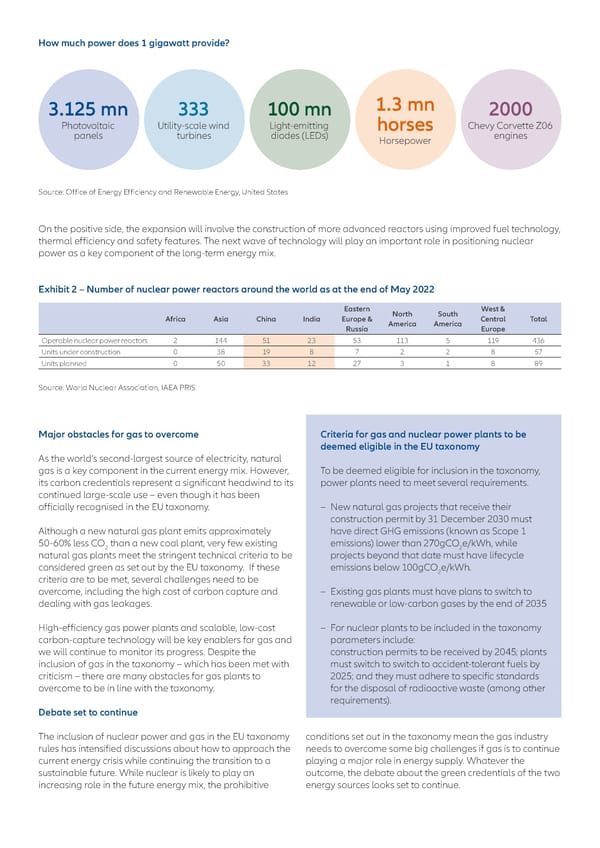 Nuclear and gas in the EU taxonomy: what this means for the energy mix  of tomorrow - Page 3