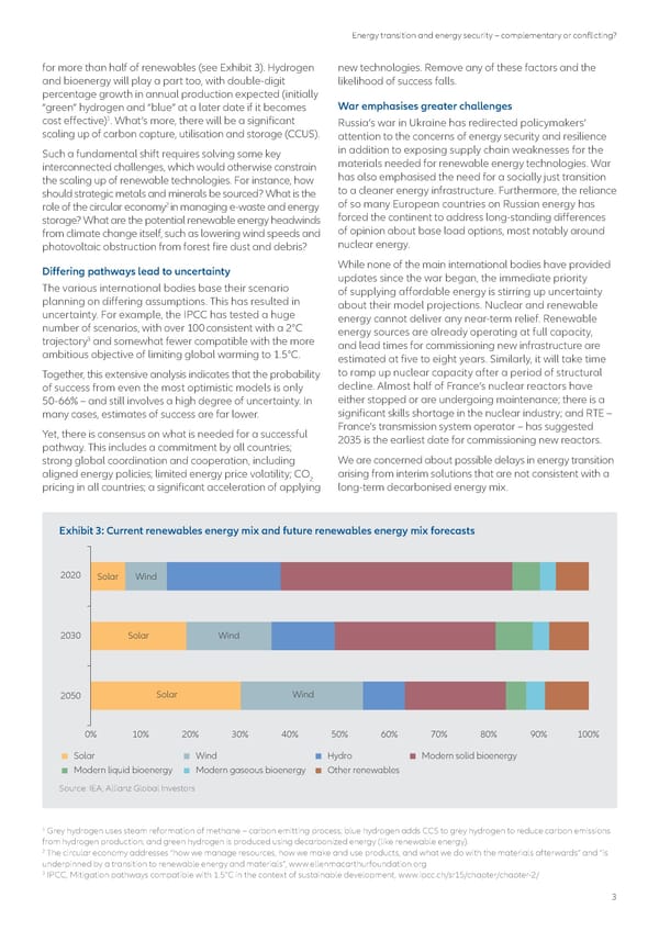 Energy transition and energy security – complementary or conflicting? - Page 3