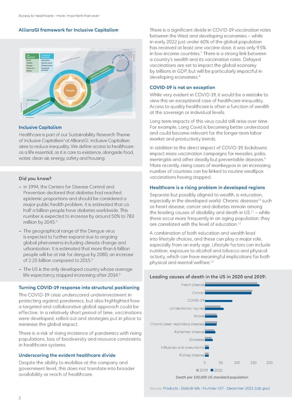 Access to healthcare –  more important than ever - Page 2