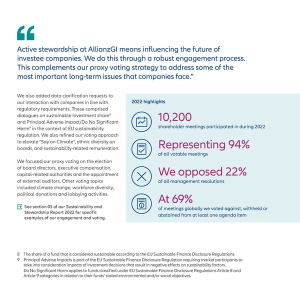 Factbook: Sustainability and Stewardship Report - Page 15