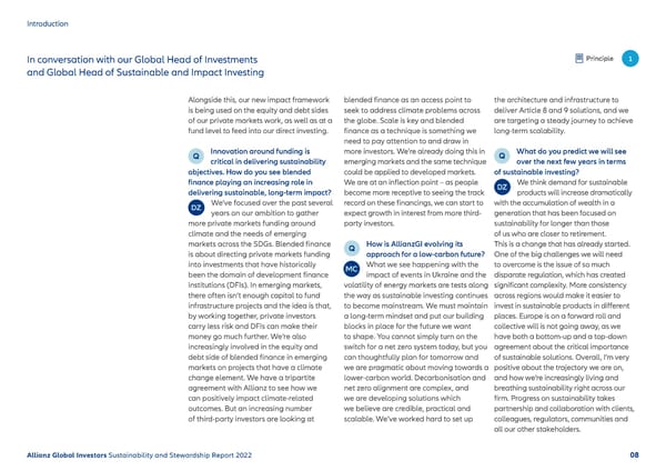 Sustainability & Stewardship Report | AllianzGI - Page 9
