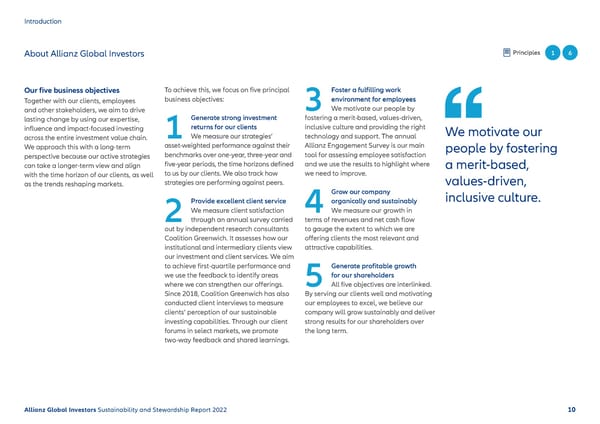 Sustainability & Stewardship Report | AllianzGI - Page 11