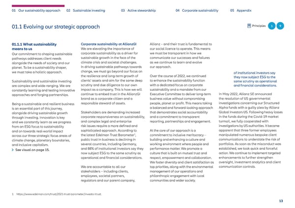 Sustainability & Stewardship Report | AllianzGI - Page 14