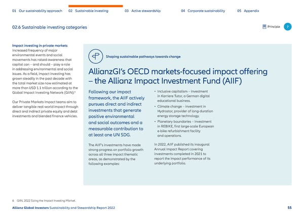 Sustainability & Stewardship Report | AllianzGI - Page 56