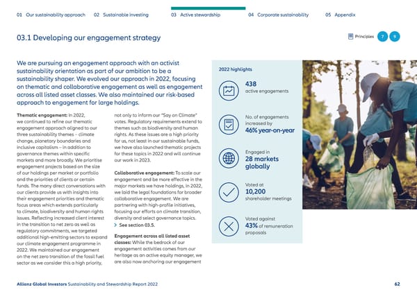 Sustainability & Stewardship Report | AllianzGI - Page 63
