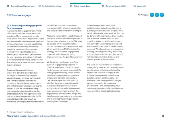 Sustainability & Stewardship Report | AllianzGI - Page 69