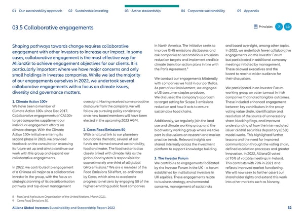 Sustainability & Stewardship Report | AllianzGI - Page 83