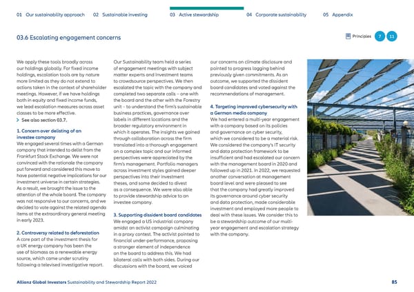 Sustainability & Stewardship Report | AllianzGI - Page 86