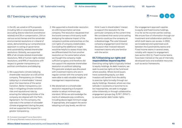 Sustainability & Stewardship Report | AllianzGI - Page 94