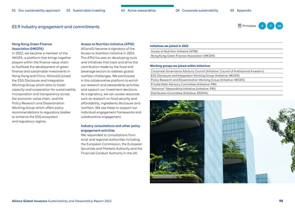 Sustainability & Stewardship Report | AllianzGI - Page 99