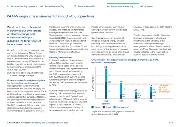 Sustainability & Stewardship Report | AllianzGI - Page 115