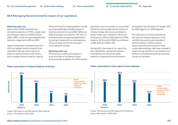 Sustainability & Stewardship Report | AllianzGI - Page 118