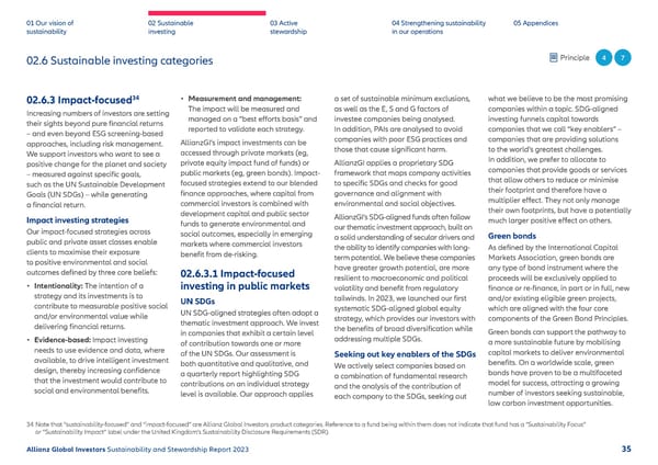 2023 | Sustainability Report - Page 36